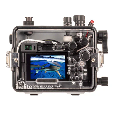Ikelite 200DLM/A Underwater Housing for Sony Alpha a7C II, a7CR Deluxe Version with Handles & Vacuum System - Image 2